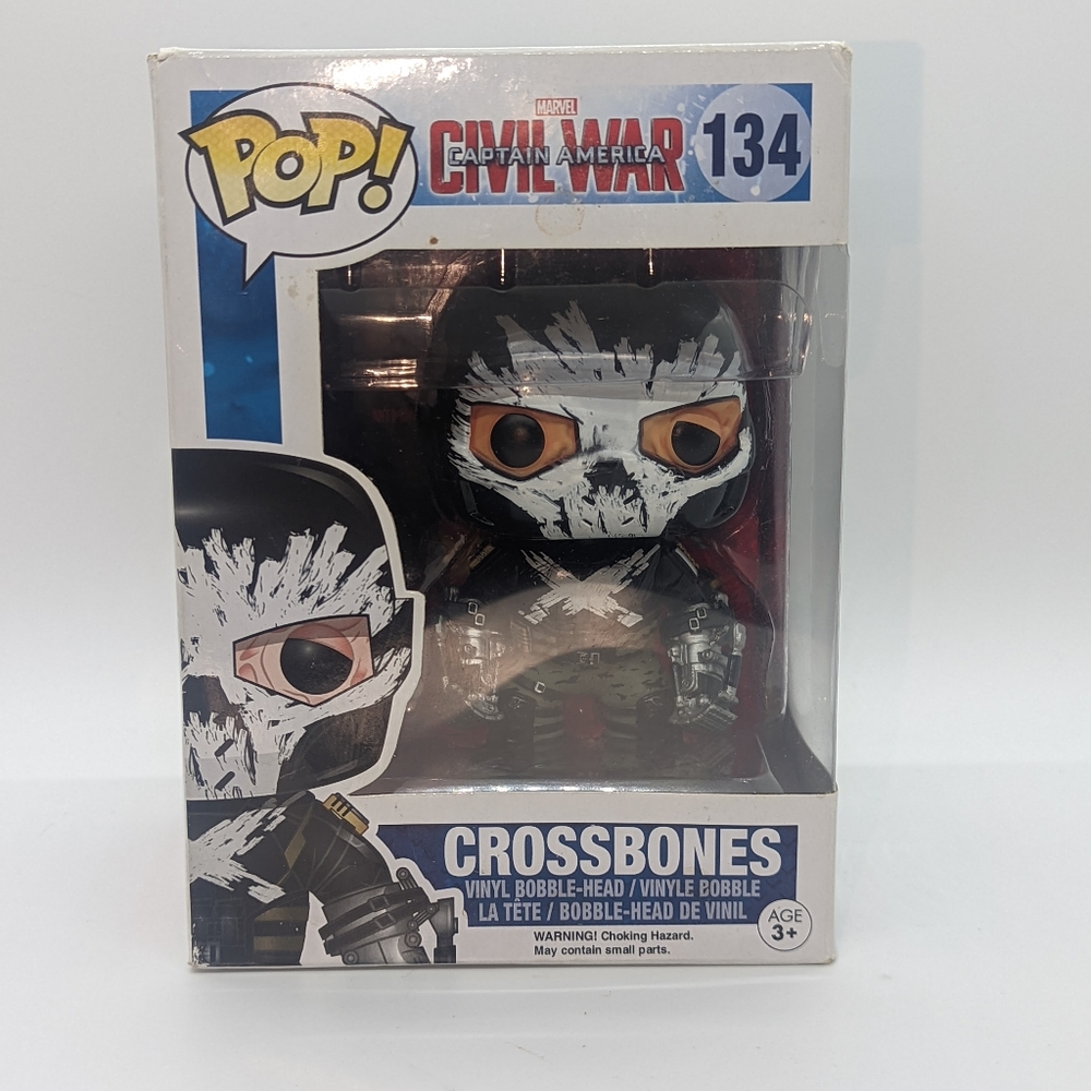 Marvel Captain American Civil War Crossbones Bobblehead Funko Pop